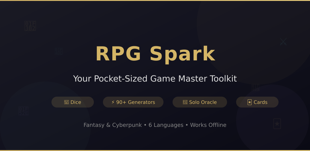 Rpg Oracle Chart RPG Spark - Random Tables & Solo Oracle for OSR and Tabletop RPGs